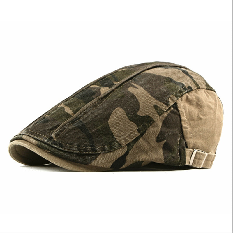 The Archer – Flat Cap (Camo Cotton)