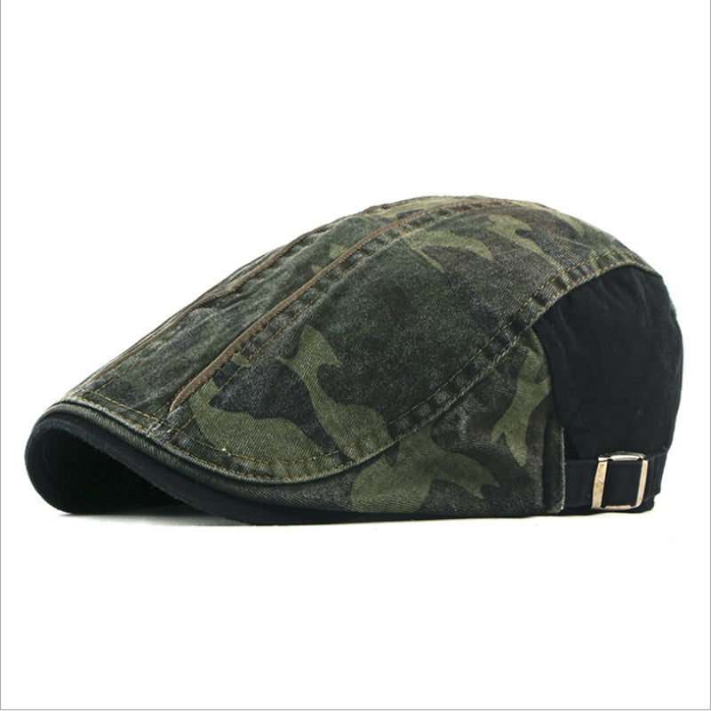 The Archer – Flat Cap (Camo Cotton)