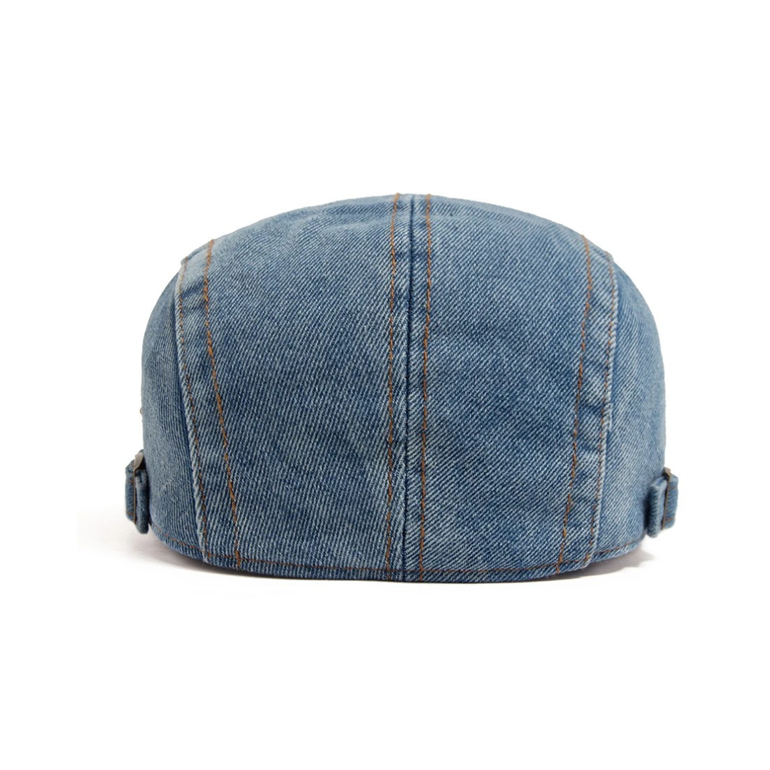 Harland Denim Flat Cap