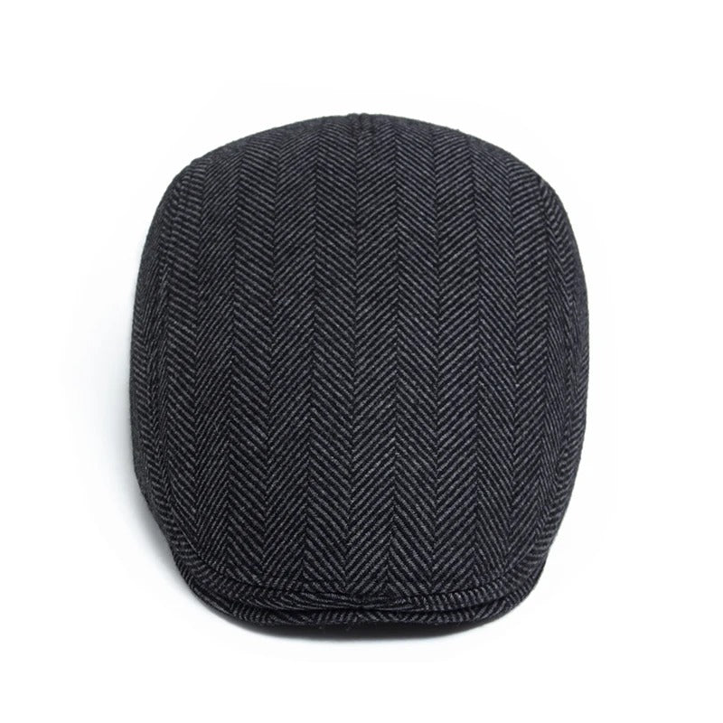 Hawke Herringbone Flat Cap