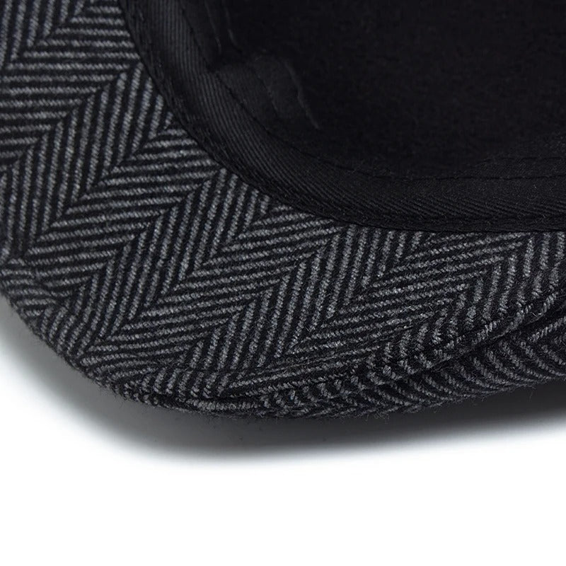 Hawke Herringbone Flat Cap