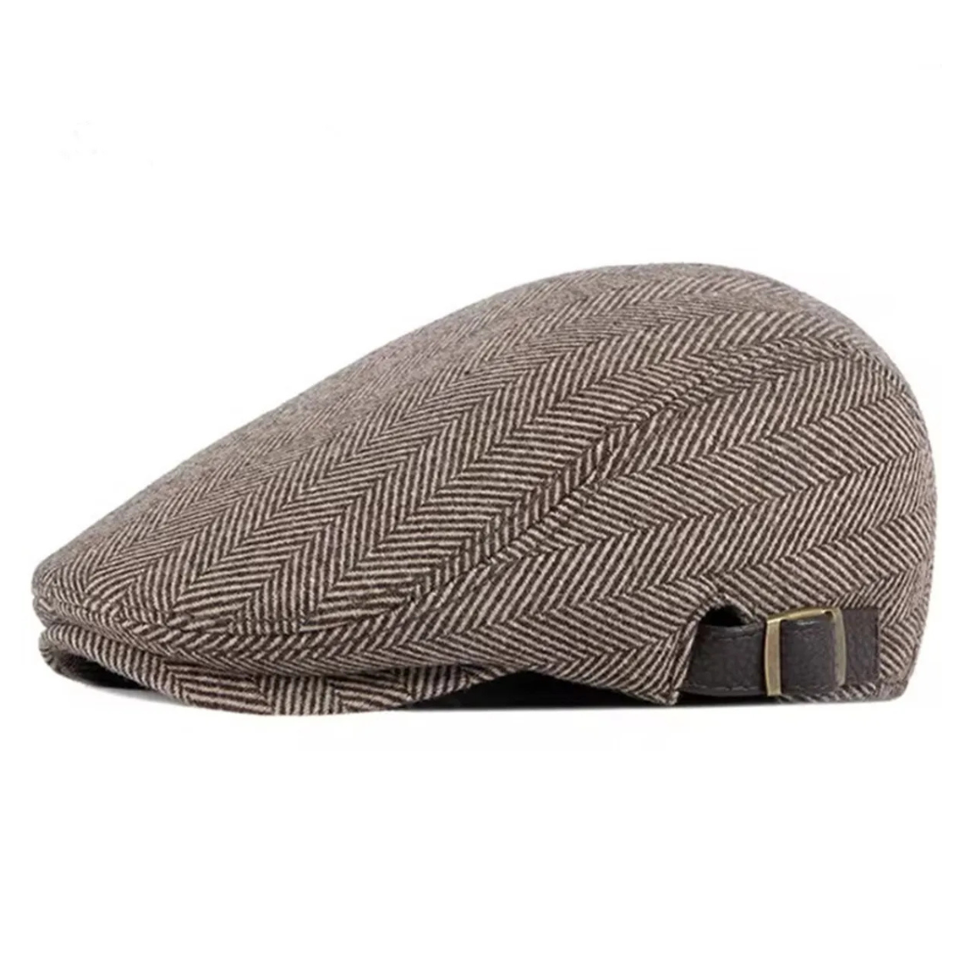 Hawke Herringbone Flat Cap