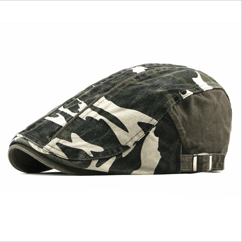 The Archer – Flat Cap (Camo Cotton)