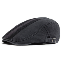 Hudson Stripe Flat Cap