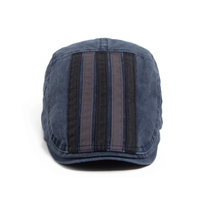 Hudson Stripe Flat Cap