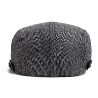 Kent Herringbone Flat Cap