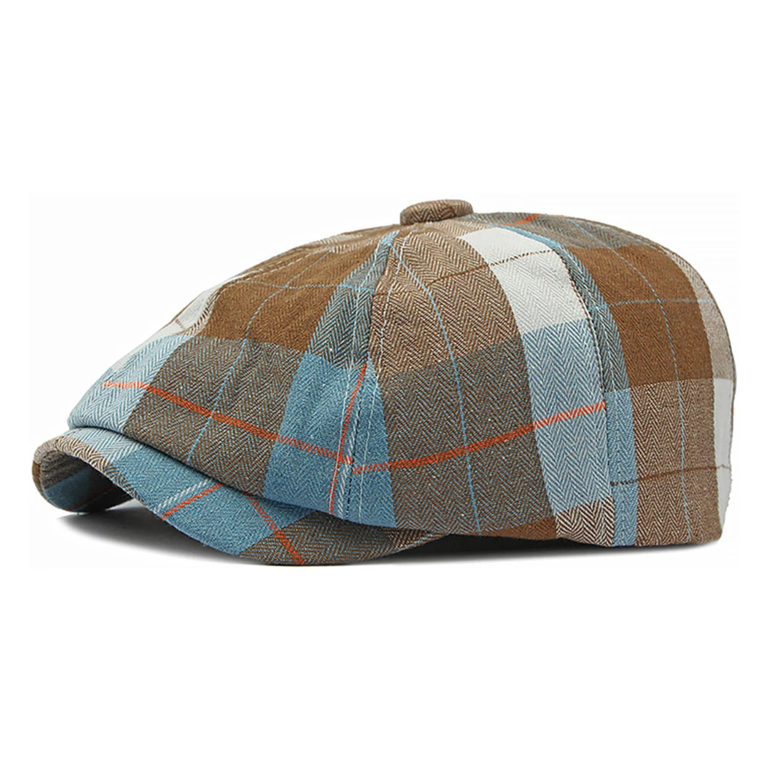 Montford Plaid Newsboy Cap