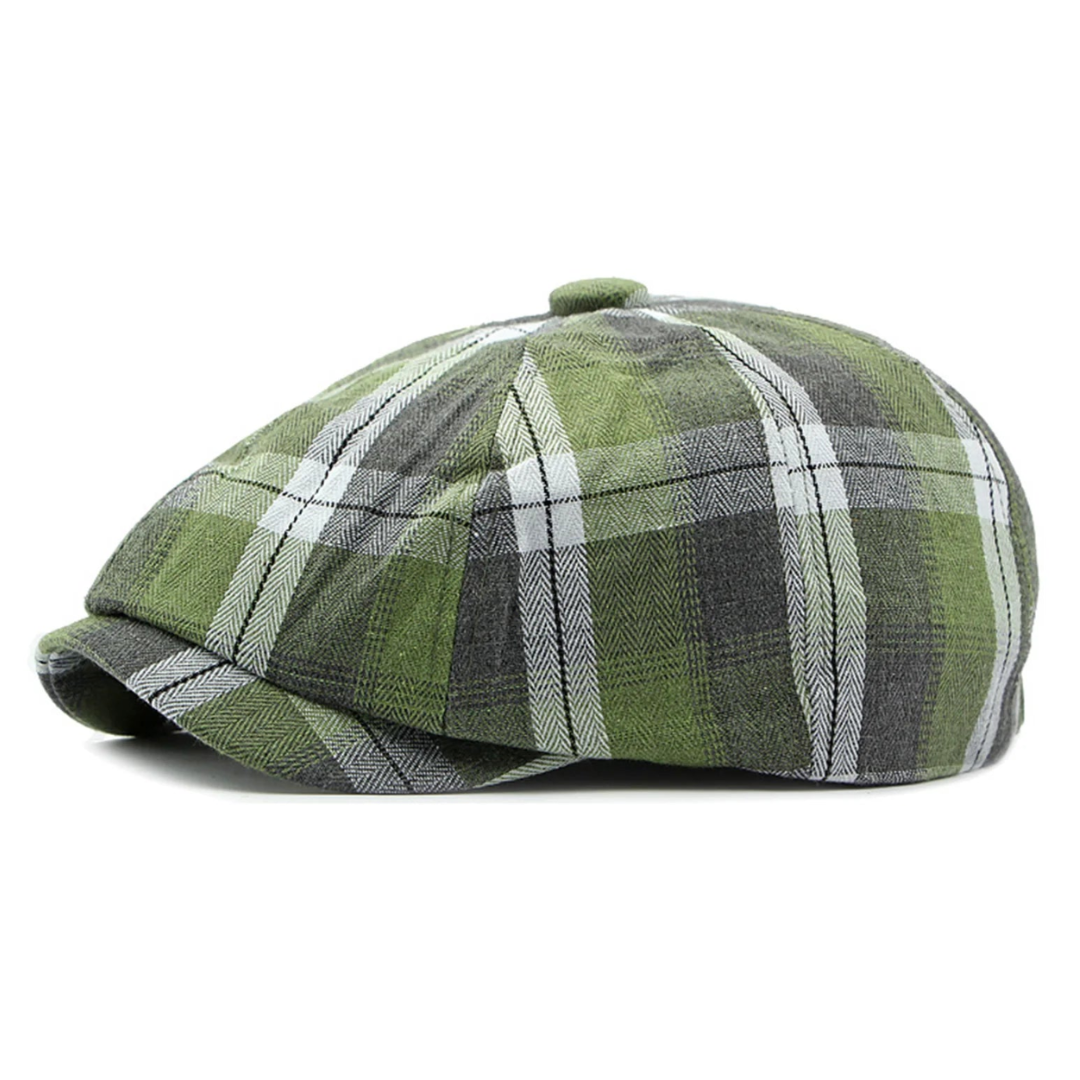 Montford Plaid Newsboy Cap