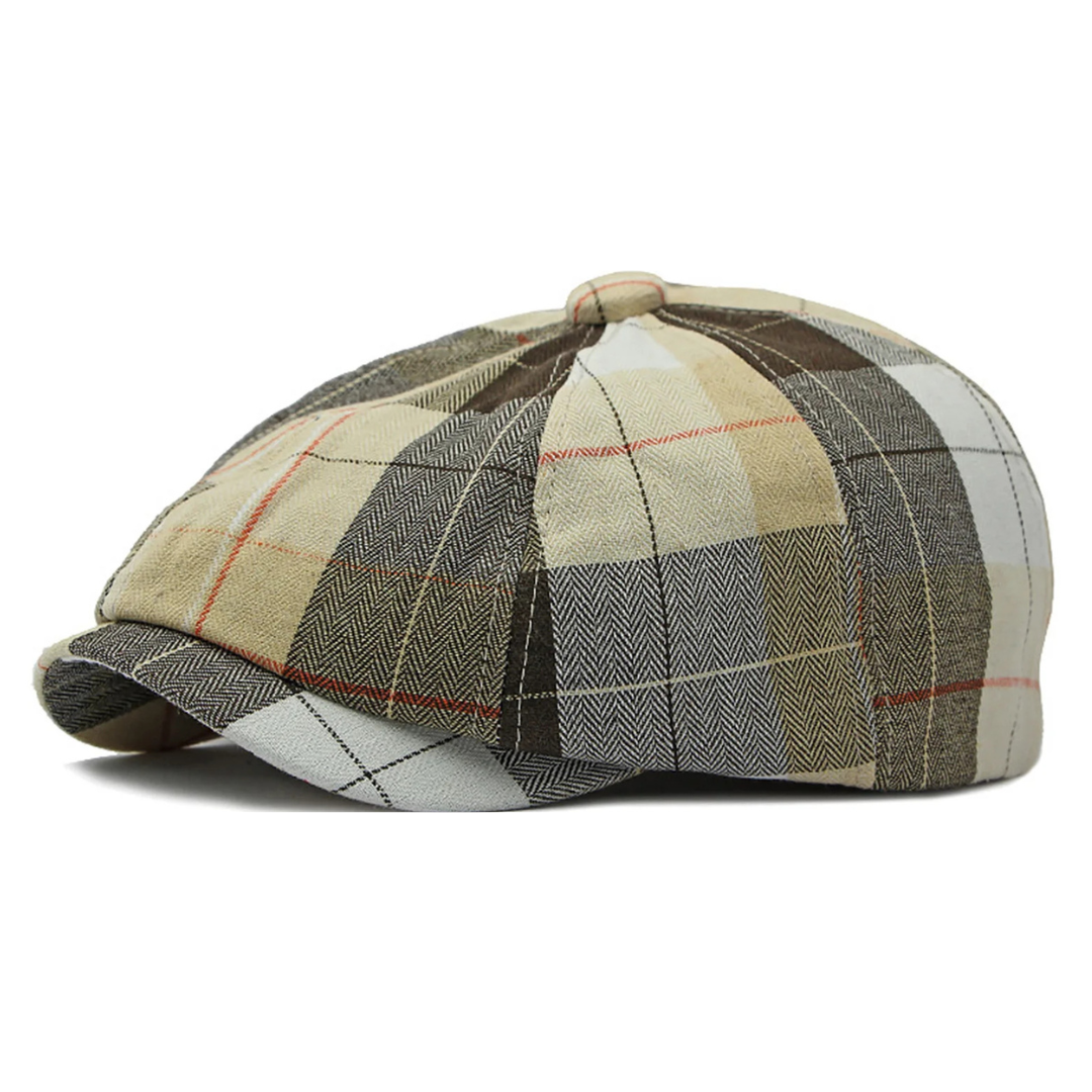Montford Plaid Newsboy Cap