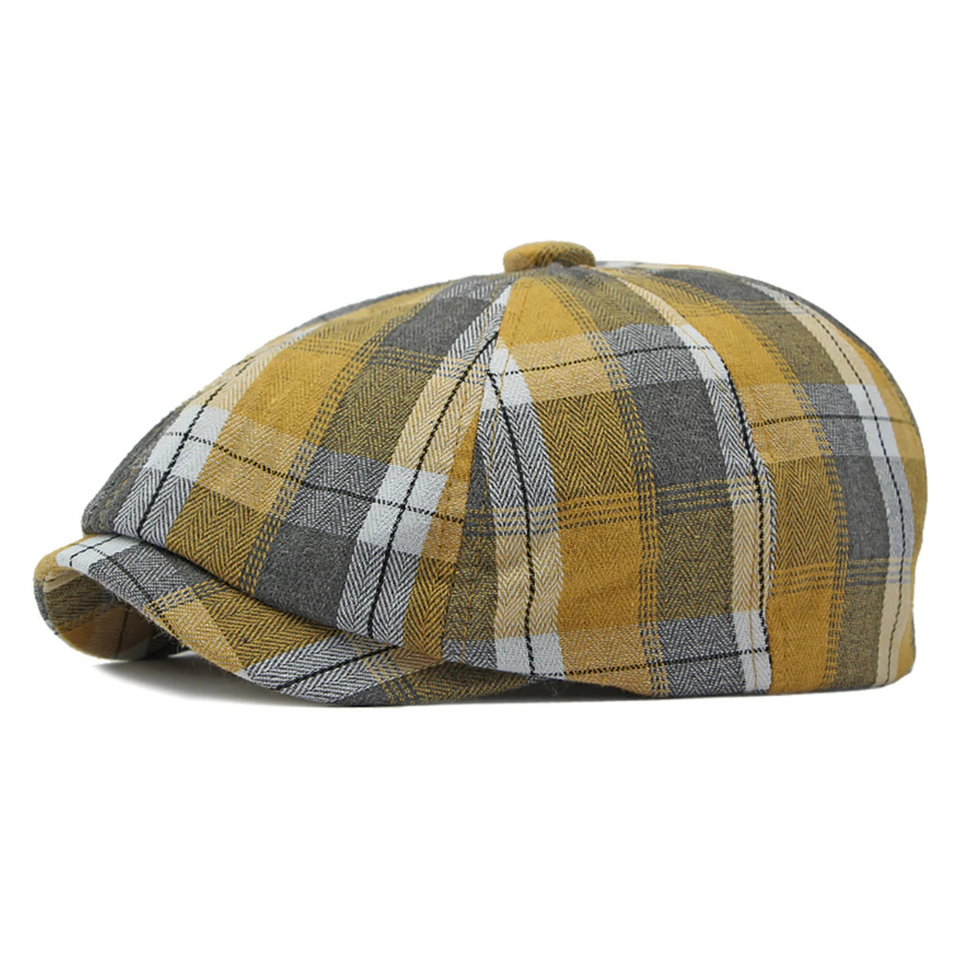Montford Plaid Newsboy Cap
