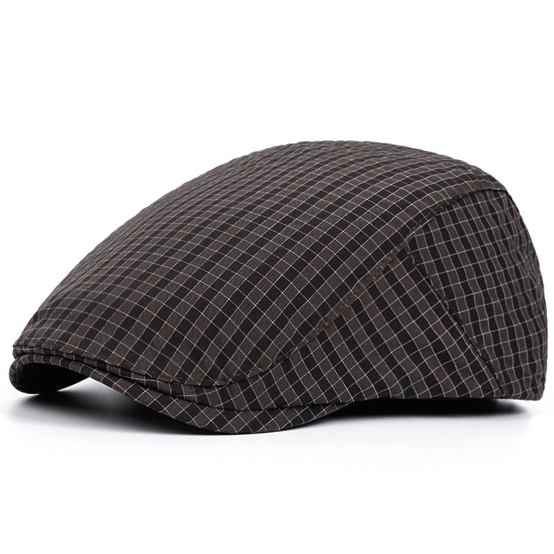 The Calder – Flat Cap (Grid Lightweight)