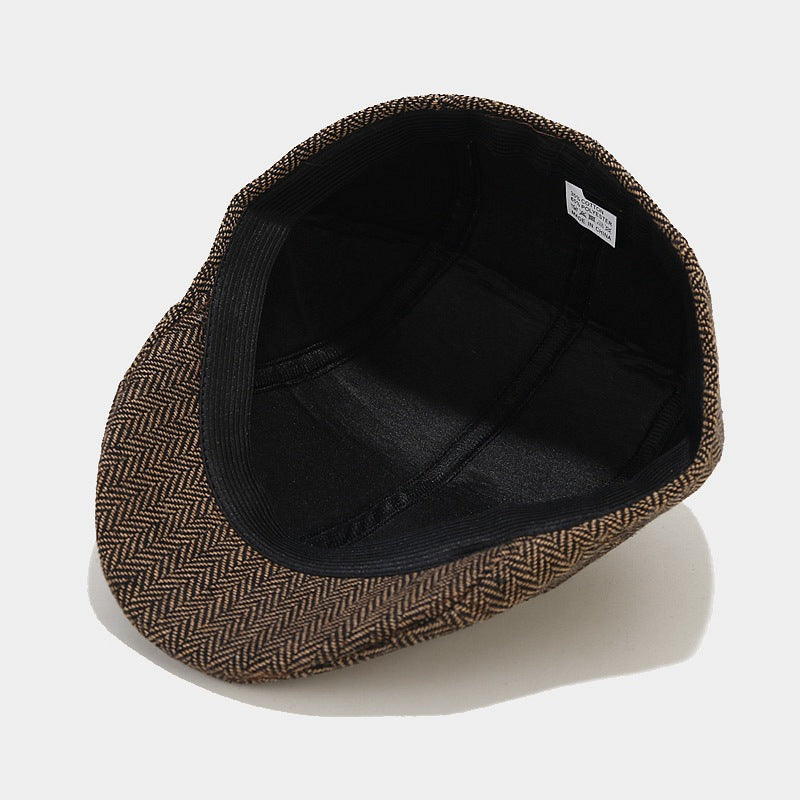 The Ashbourne – Flat Cap (Herringbone Bush)