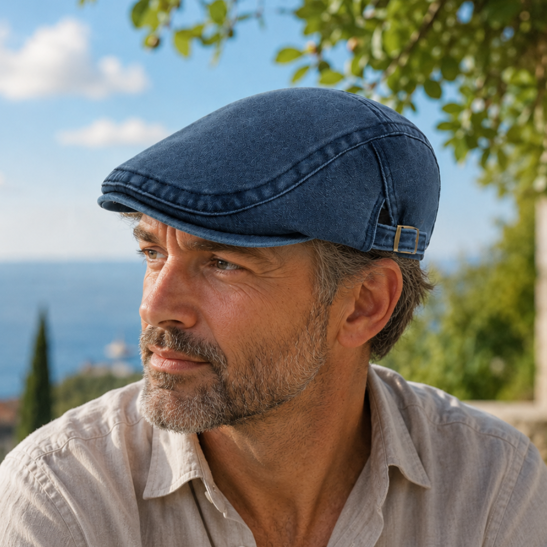 Prescott Denim Flat Cap