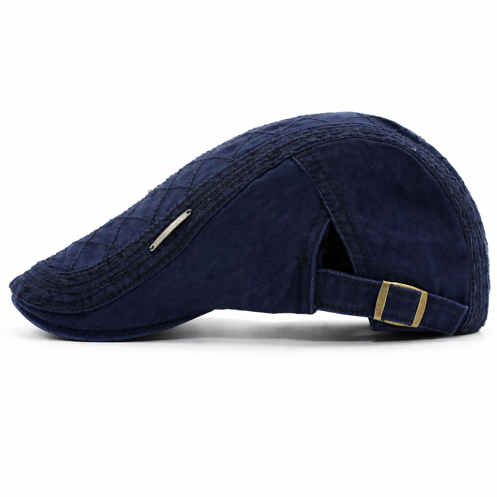 Palmer Quilted Flat Cap