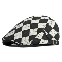 Pembroke Check Cap