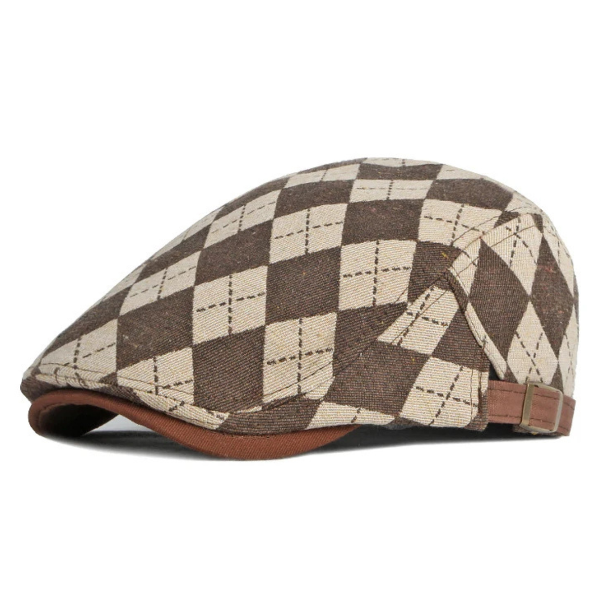 Pembroke Check Cap