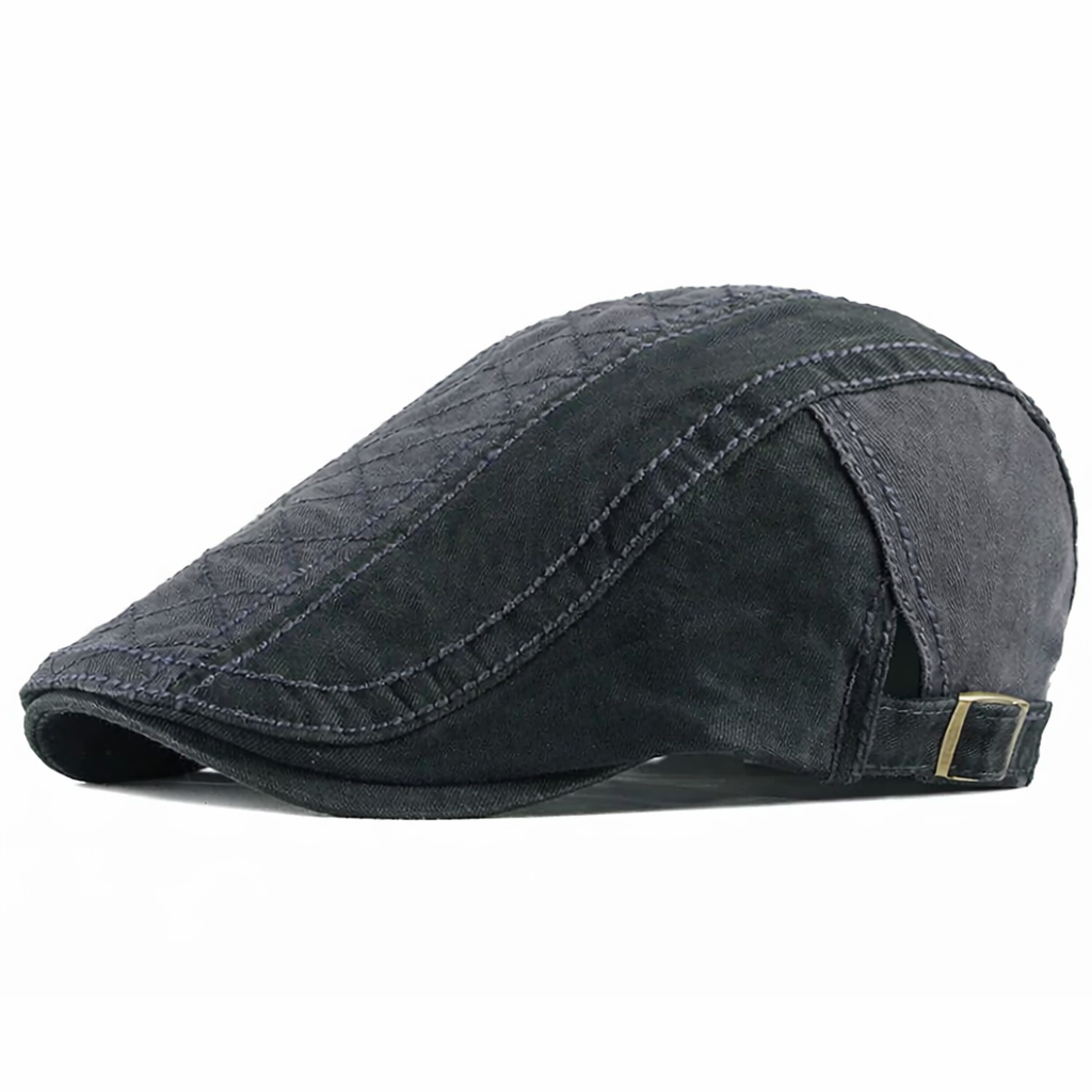 Rowan Quilted Flat Cap