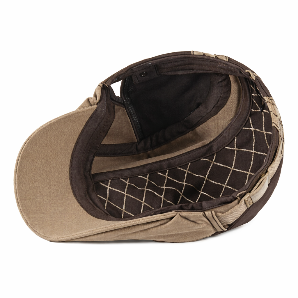 Rowan Quilted Flat Cap