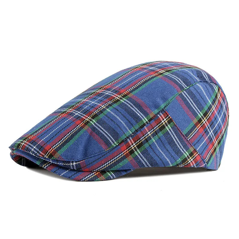 Stratford Tartan Flat Cap