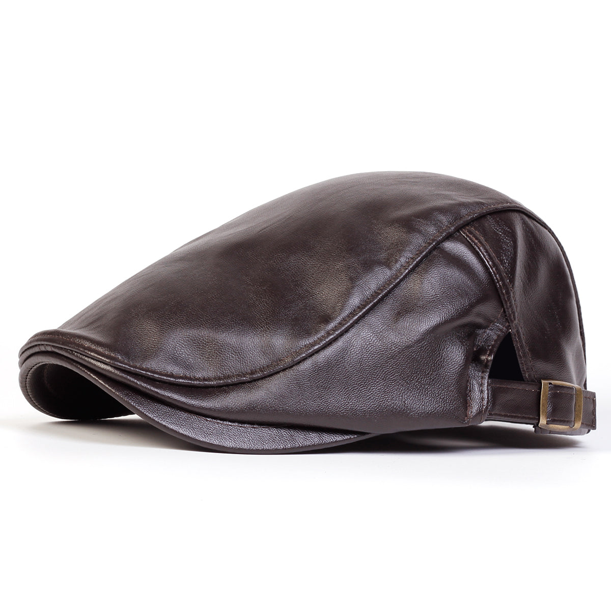 The Whitaker – Flat Cap (Leather Driver)