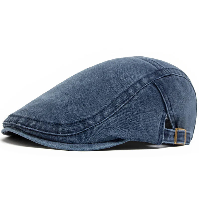 The Prescott – Flat Cap (Denim Vintage)