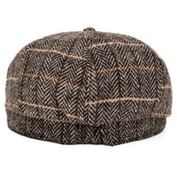 York Herringbone Newsboy Cap
