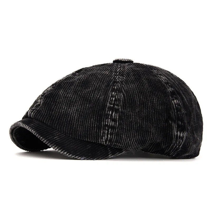 Camden Corduroy Newsboy Cap