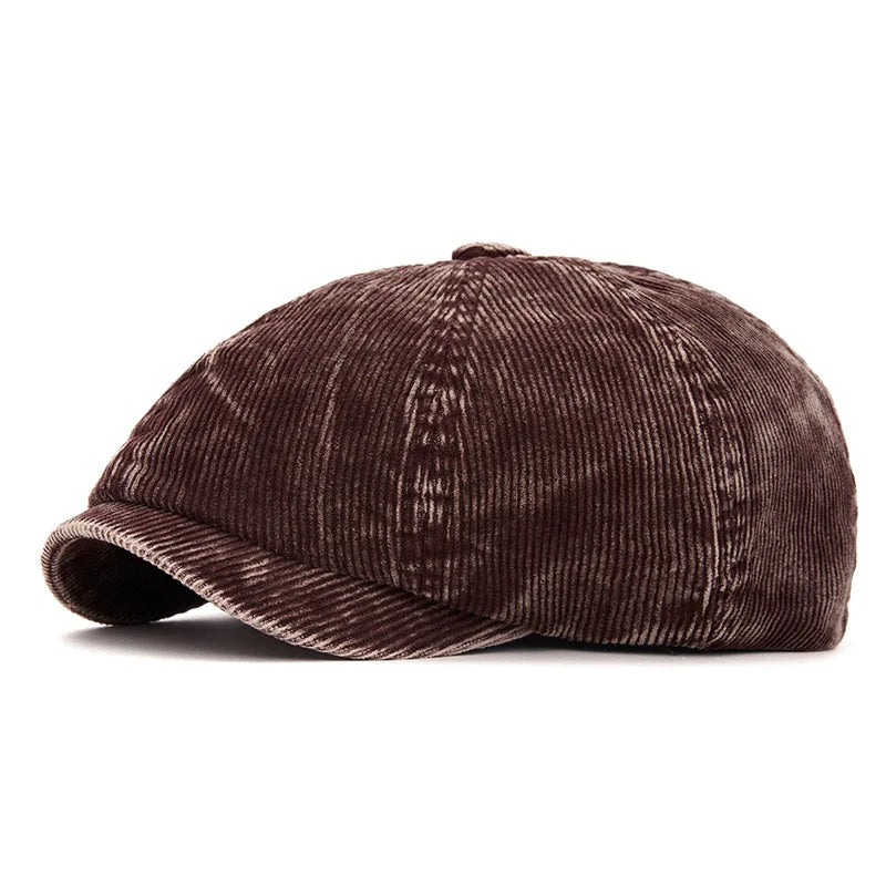 Camden Corduroy Newsboy Cap