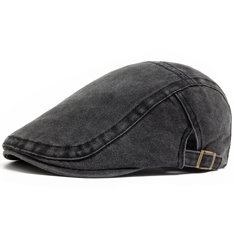 The Prescott – Flat Cap (Denim Vintage)