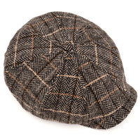 York Herringbone Newsboy Cap