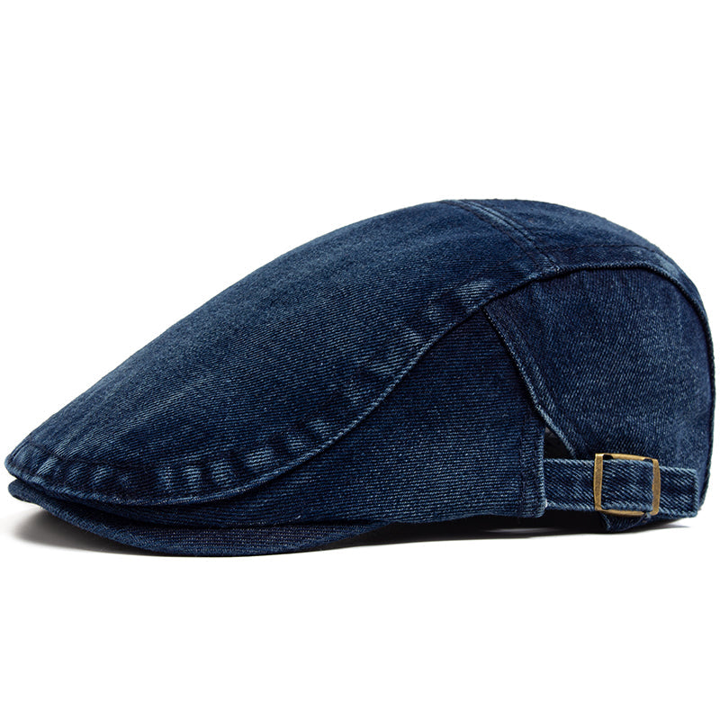 The Wexley – Flat Cap (Stonewash Denim)