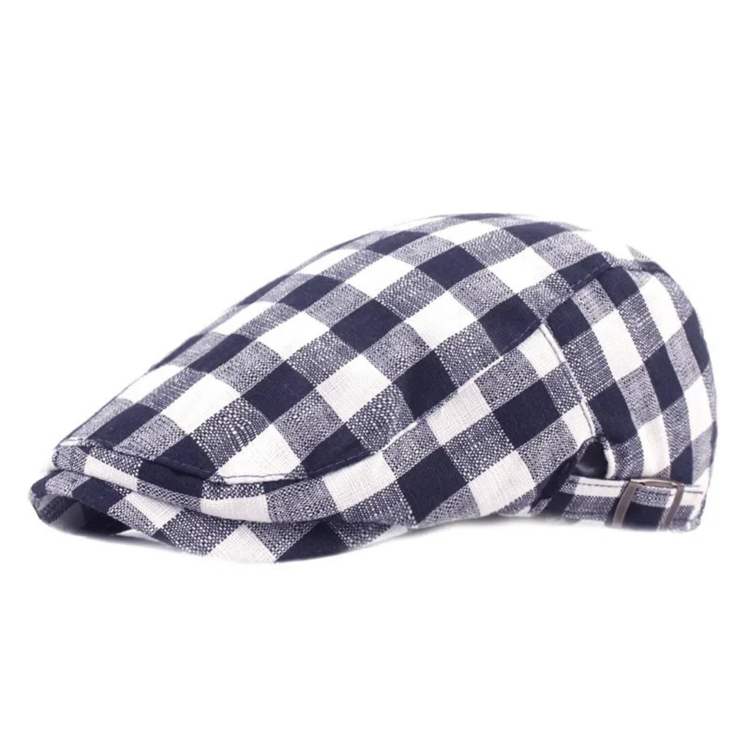 Vichy Check Flat Cap