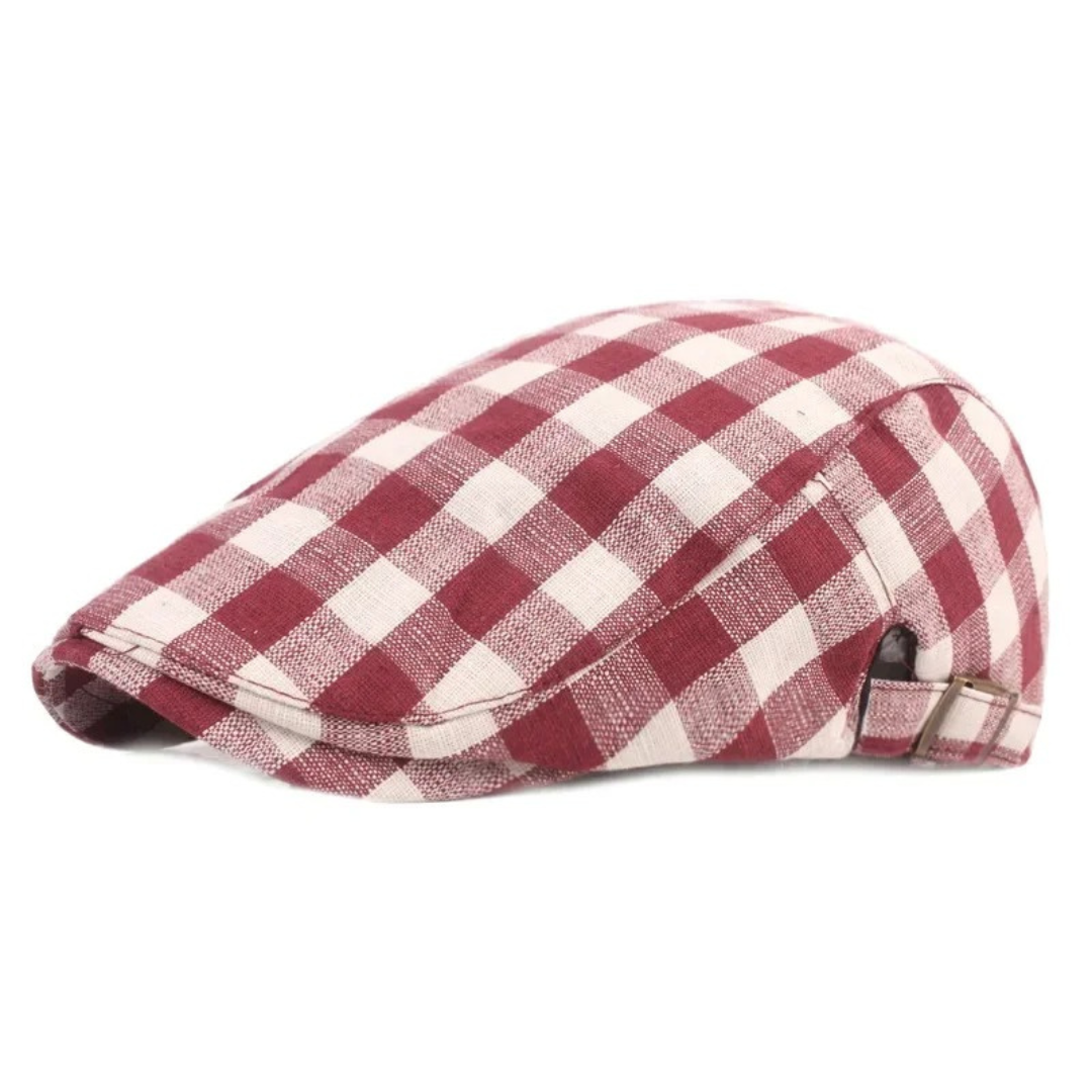 Vichy Check Flat Cap