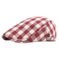 Vichy Check Flat Cap