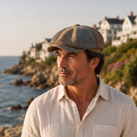 Huxley Patchwork Newsboy Cap