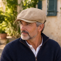 Sorrel Linen Cap