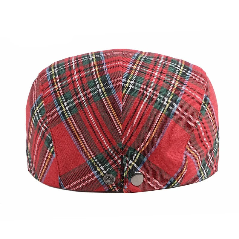 Stratford Tartan Flat Cap
