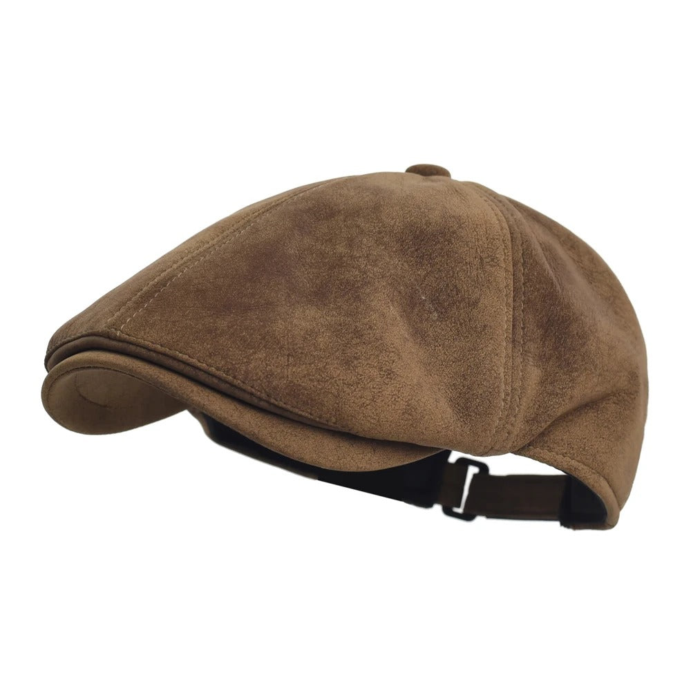 Sorrento Suede Newsboy Cap