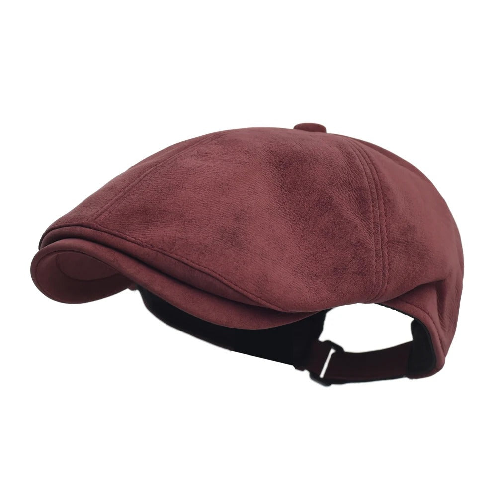 Sorrento Suede Newsboy Cap